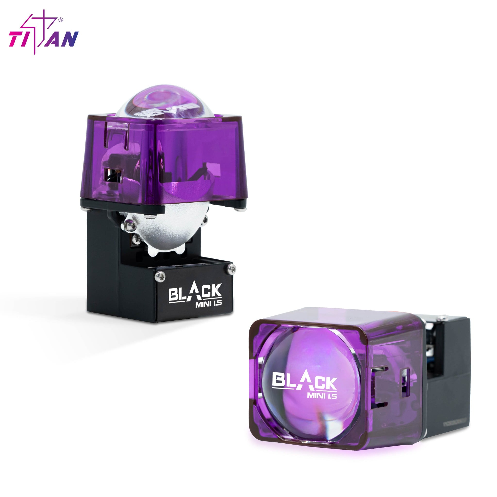 BI LED TITAN BLACK MINI 1.5 INCH