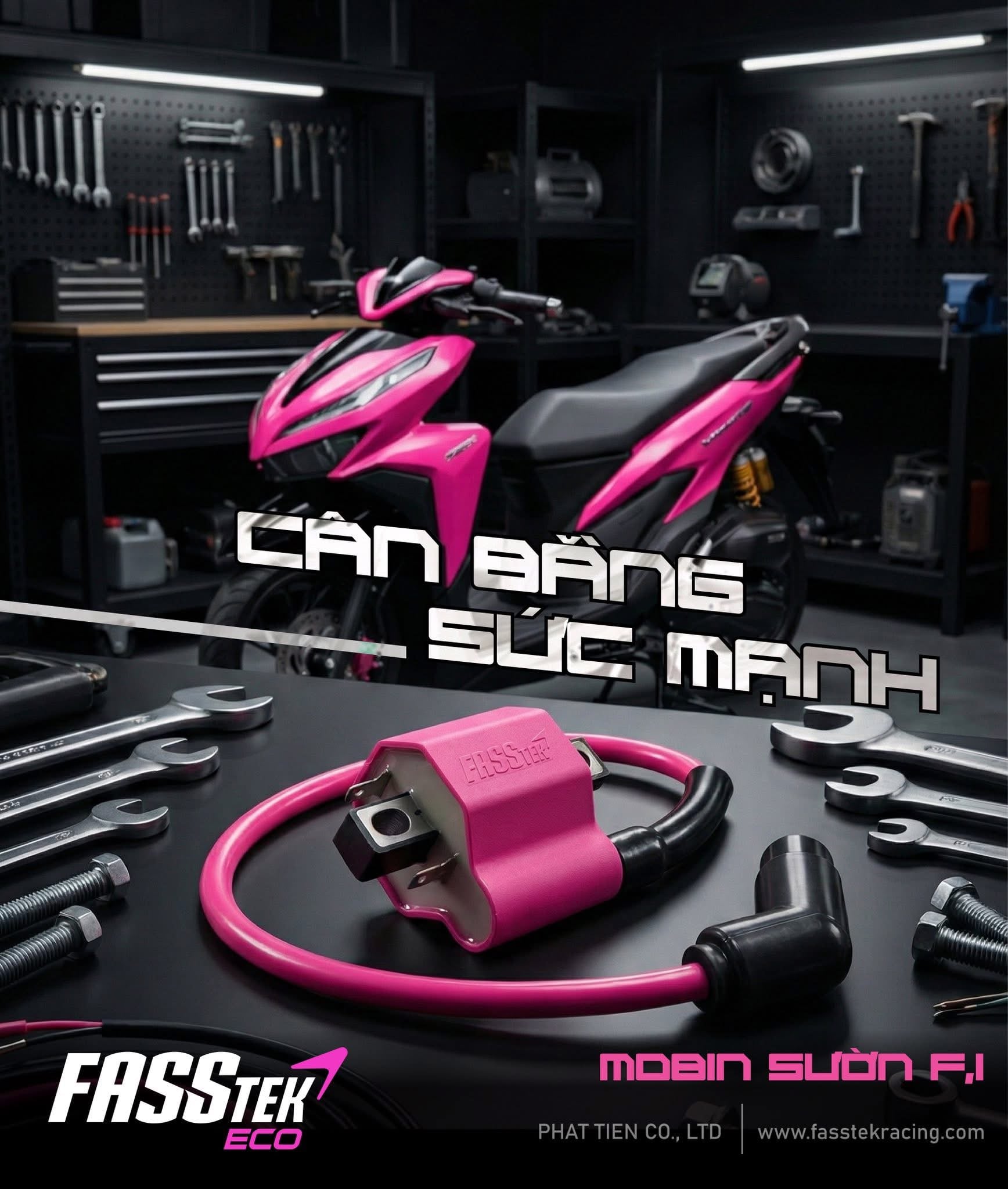 Mobin Sườn FASSTEK FI | SUPER VOLT IGNITION COIL FUEL INJECTION UNIVERSAL