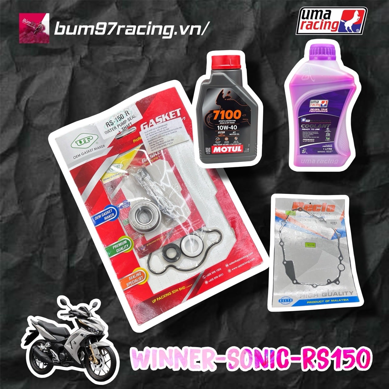 COMBO THAY PHỐT BƠM NƯỚC CHO WINNER - SONIC