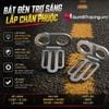 PÁT INOX LẮP ĐÈN TRỢ SÁNG CHÂN PHUỘC