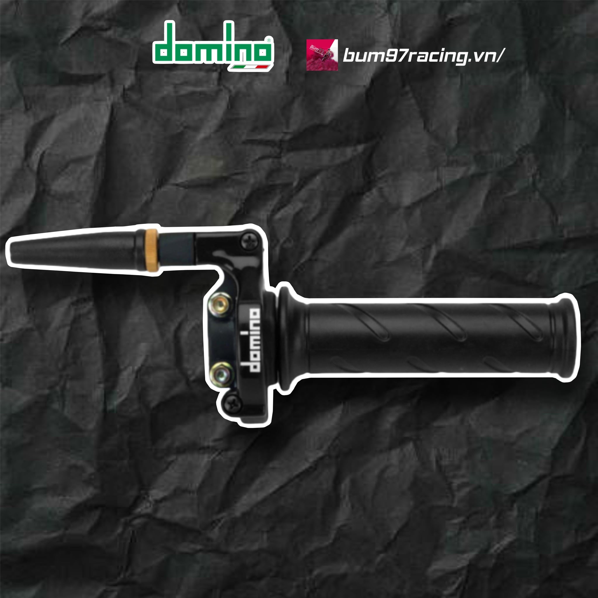 Cùm Ga Domino Racing 1 Dây Ga Kèm Bao Tay