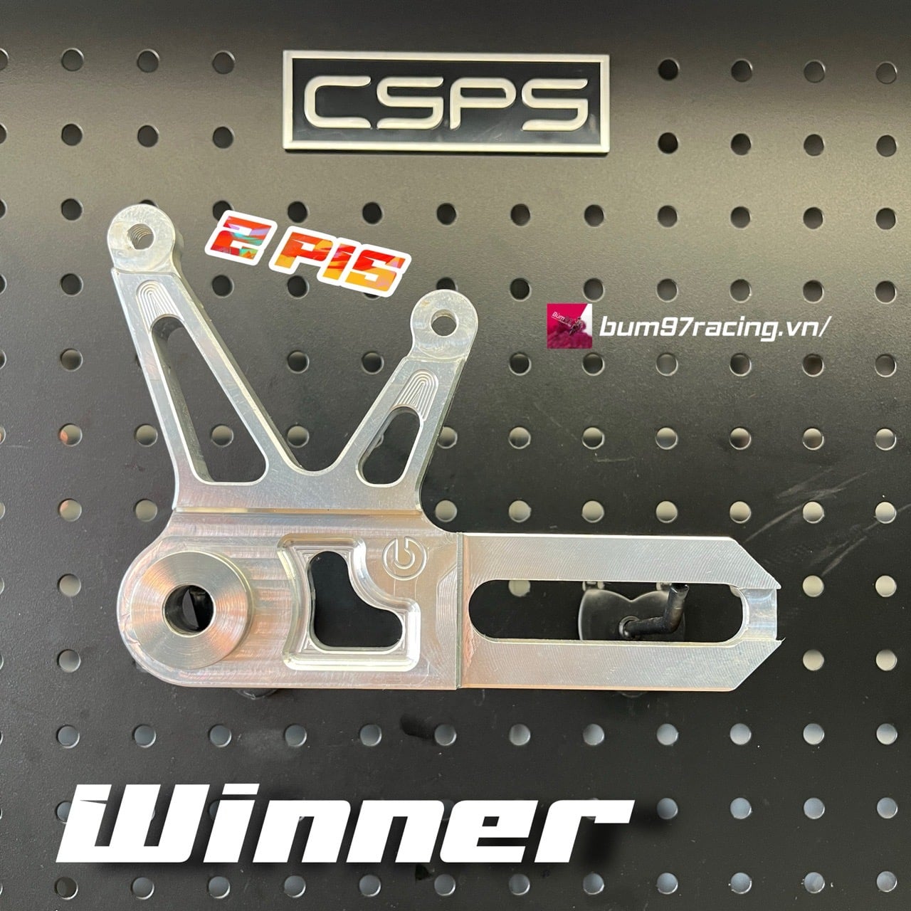 Bát CNC Heo Brembo 45° Lắp Đĩa Sau 220 Winner
