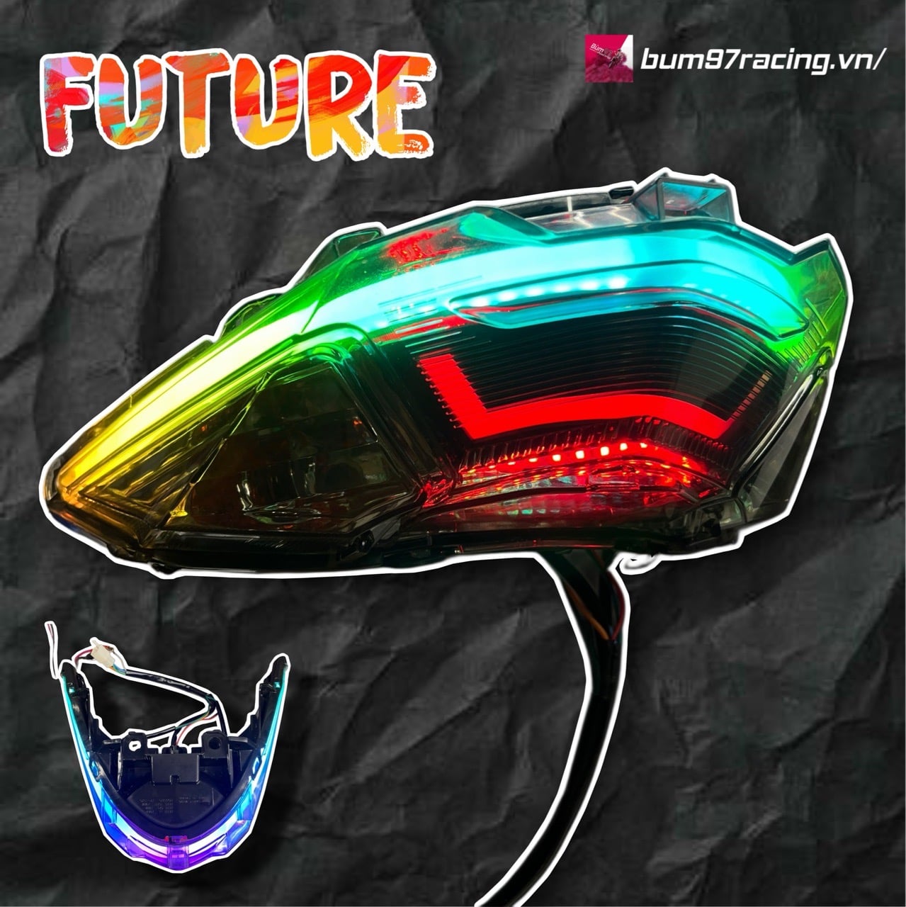 Hậu Audi ĐEN Khói FUTURE LED 125i - A11 LED LAM