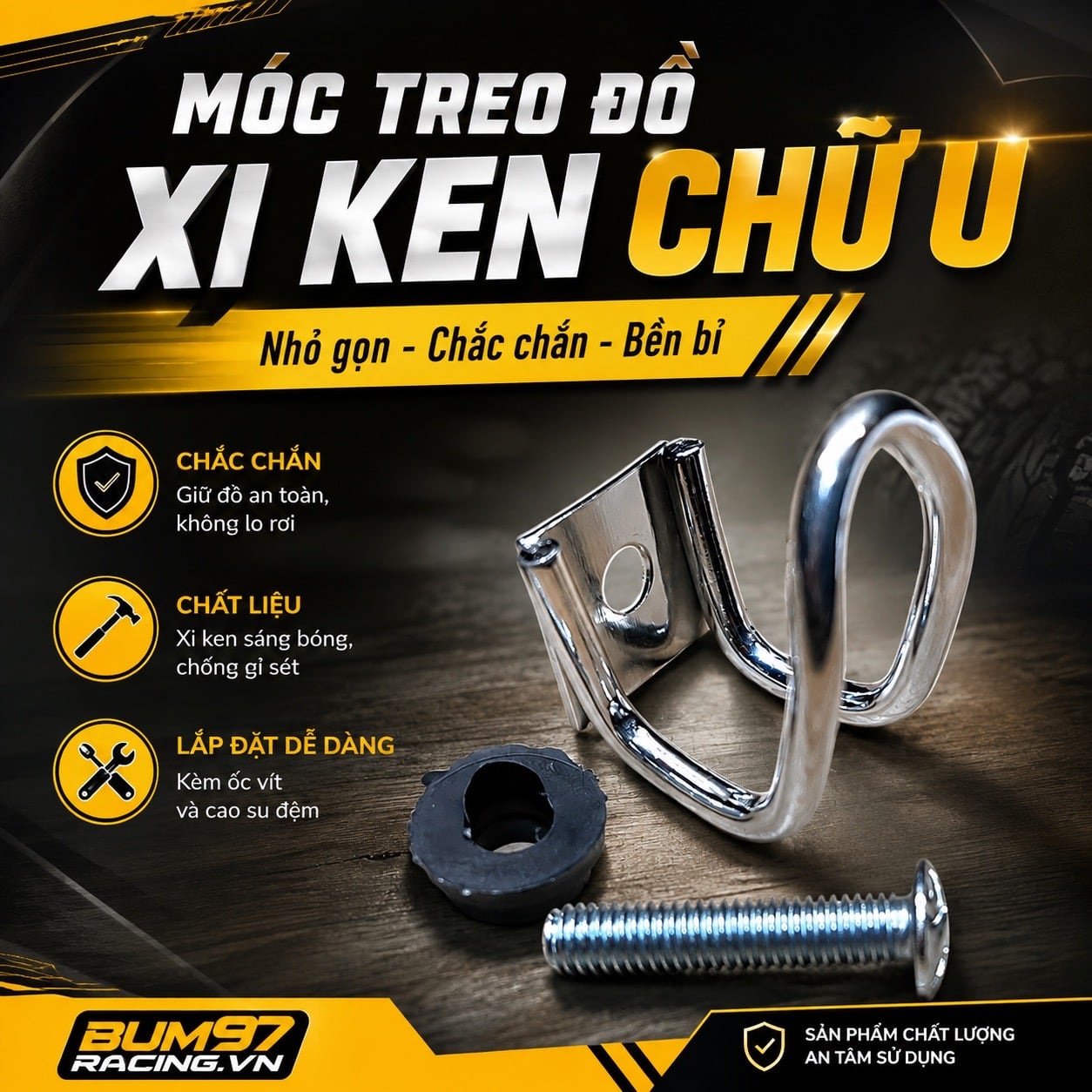 Móc Treo Đồ Xi Ken