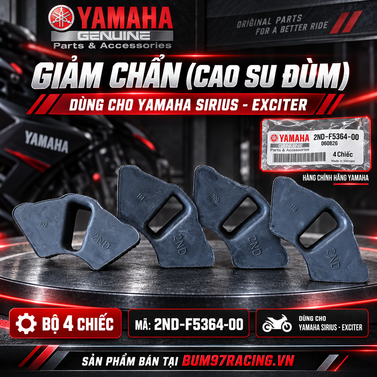 Cao Su Đùm YAMAHA