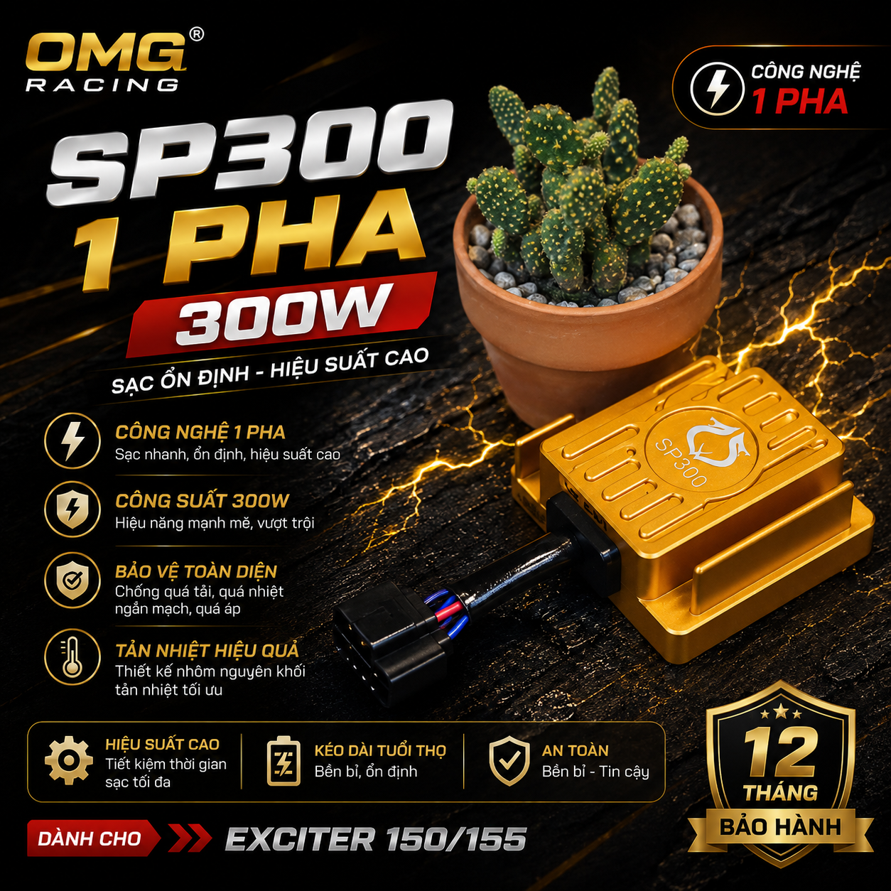 Sạc OMG Omega LightVN