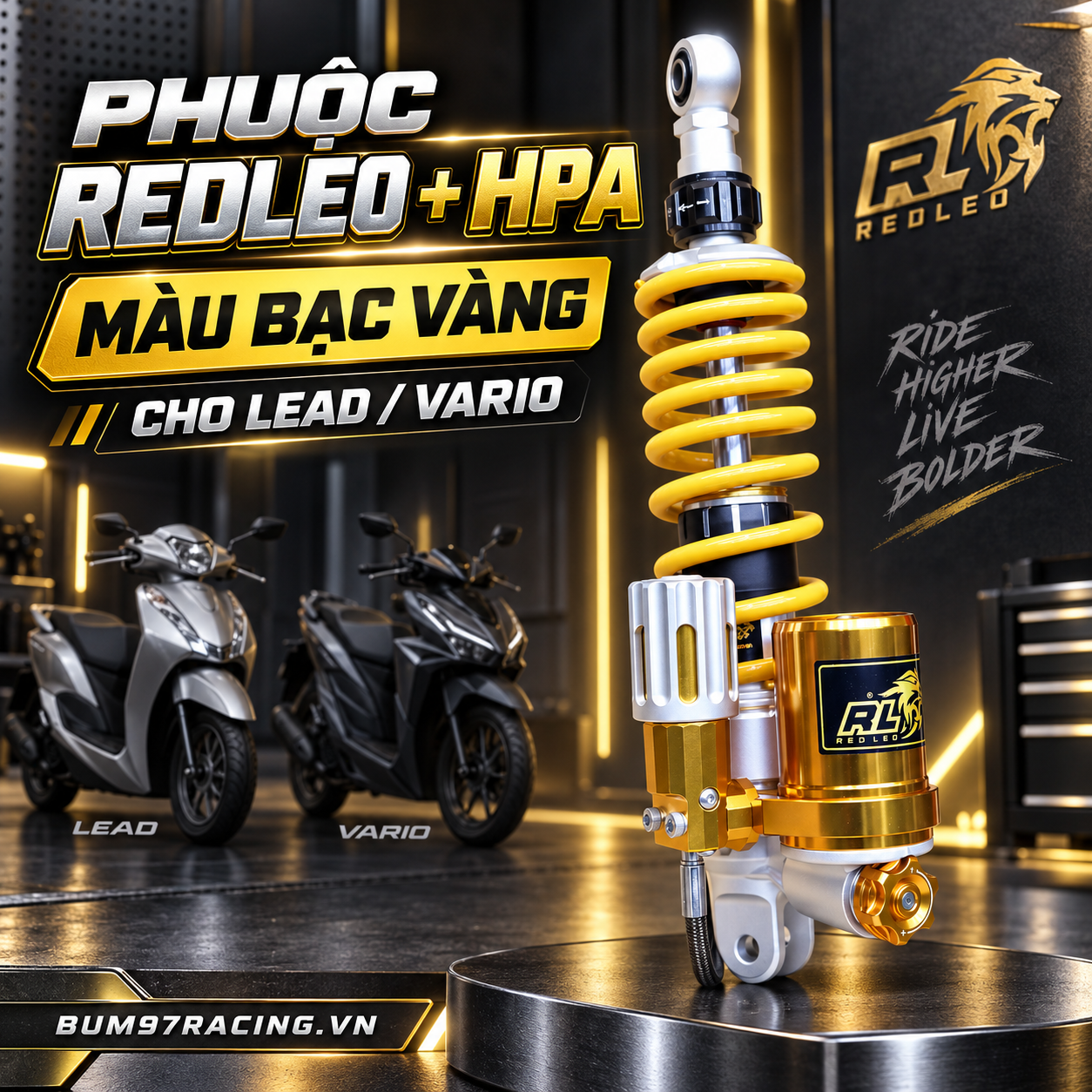 PHUỘC REDLEO + HPA CHO VARIO LEAD