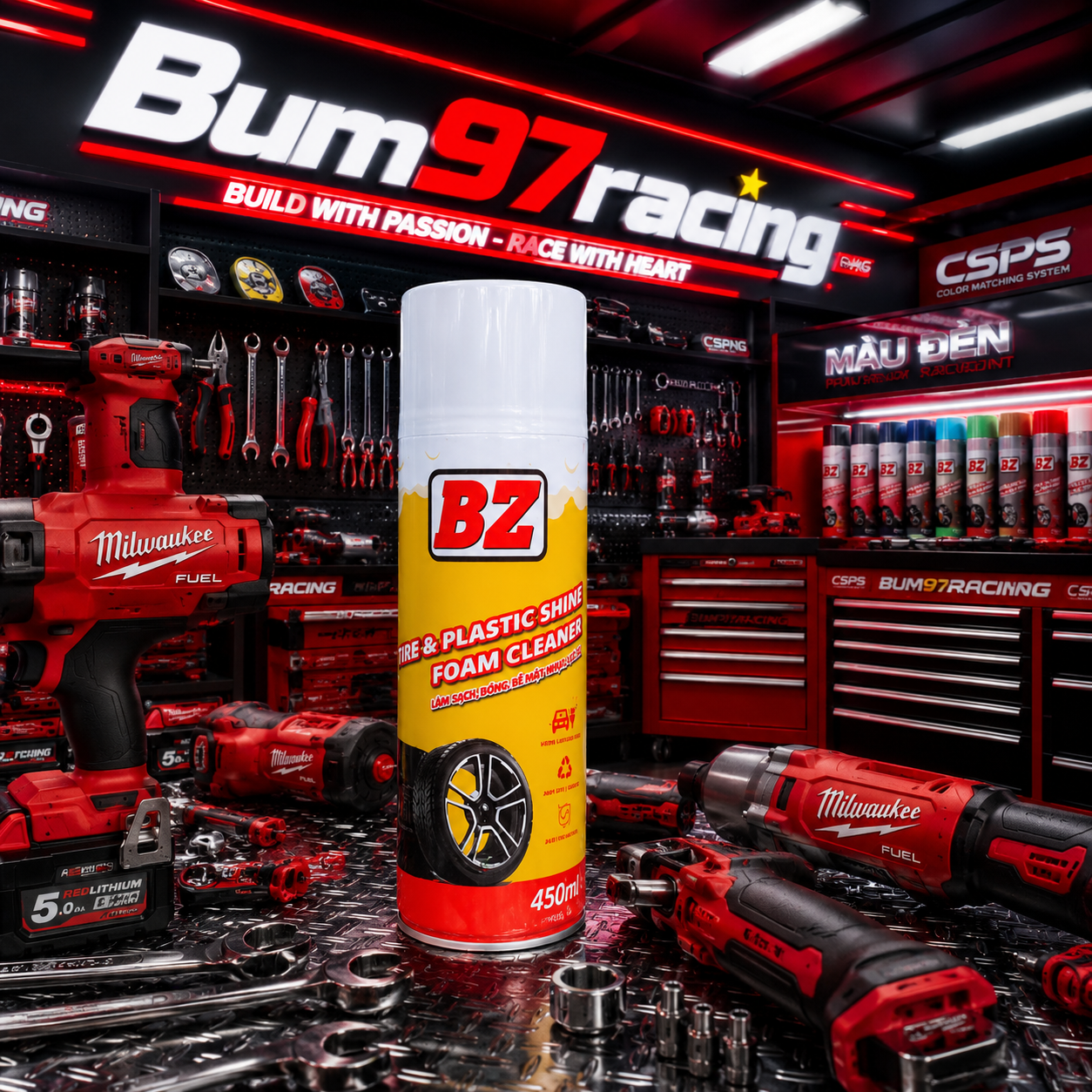 Sịt Nhựa Nhám BZ Mẫu Mới 450ML
