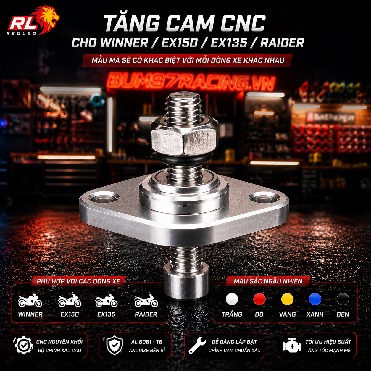 Tăng Cam CNC