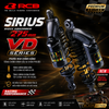 Phuộc RCB SIRIUS 275mm VD Đen TĂNG CHỈNH BÌNH DẦU VÀ CHÂN PHUỘC