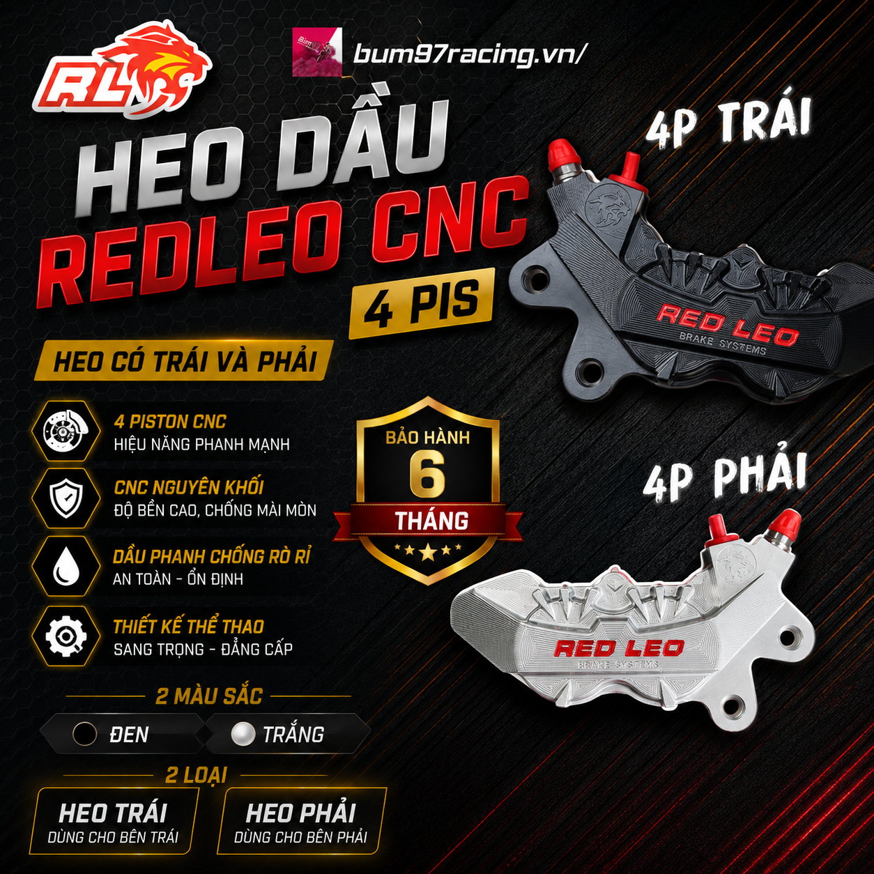 HEO DẦU REDLEO CNC 4 PIS