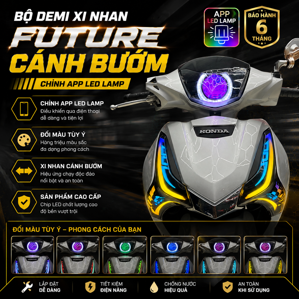 Bộ DEMI XI NHAN FUTURE CÁNH BƯỚM
