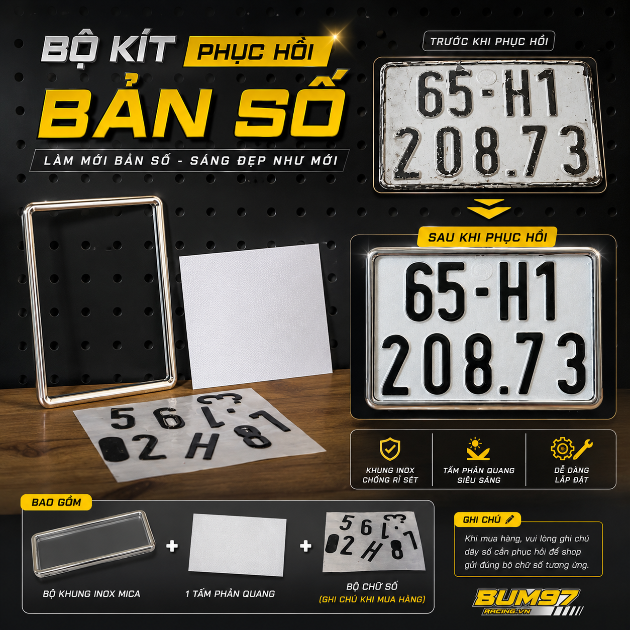 Bộ Kít Phục Hồi Bản Số