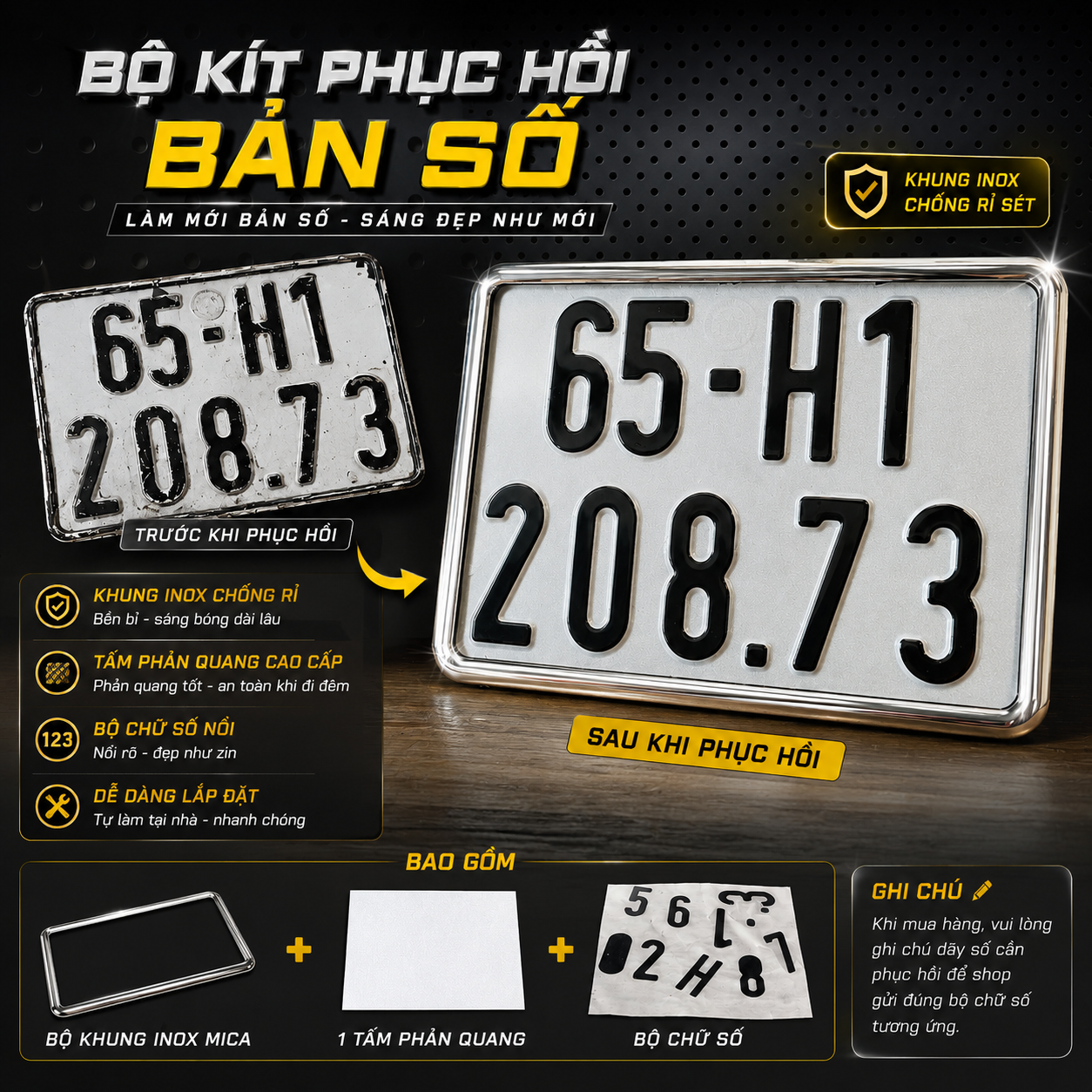 Bộ Kít Phục Hồi Bản Số