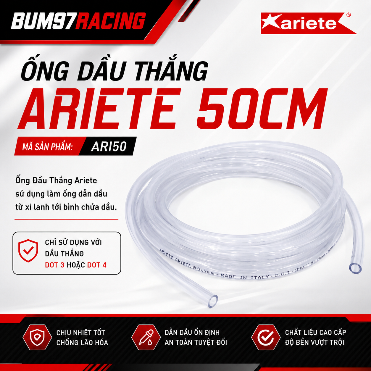 Ống Dầu Thắng Ariete