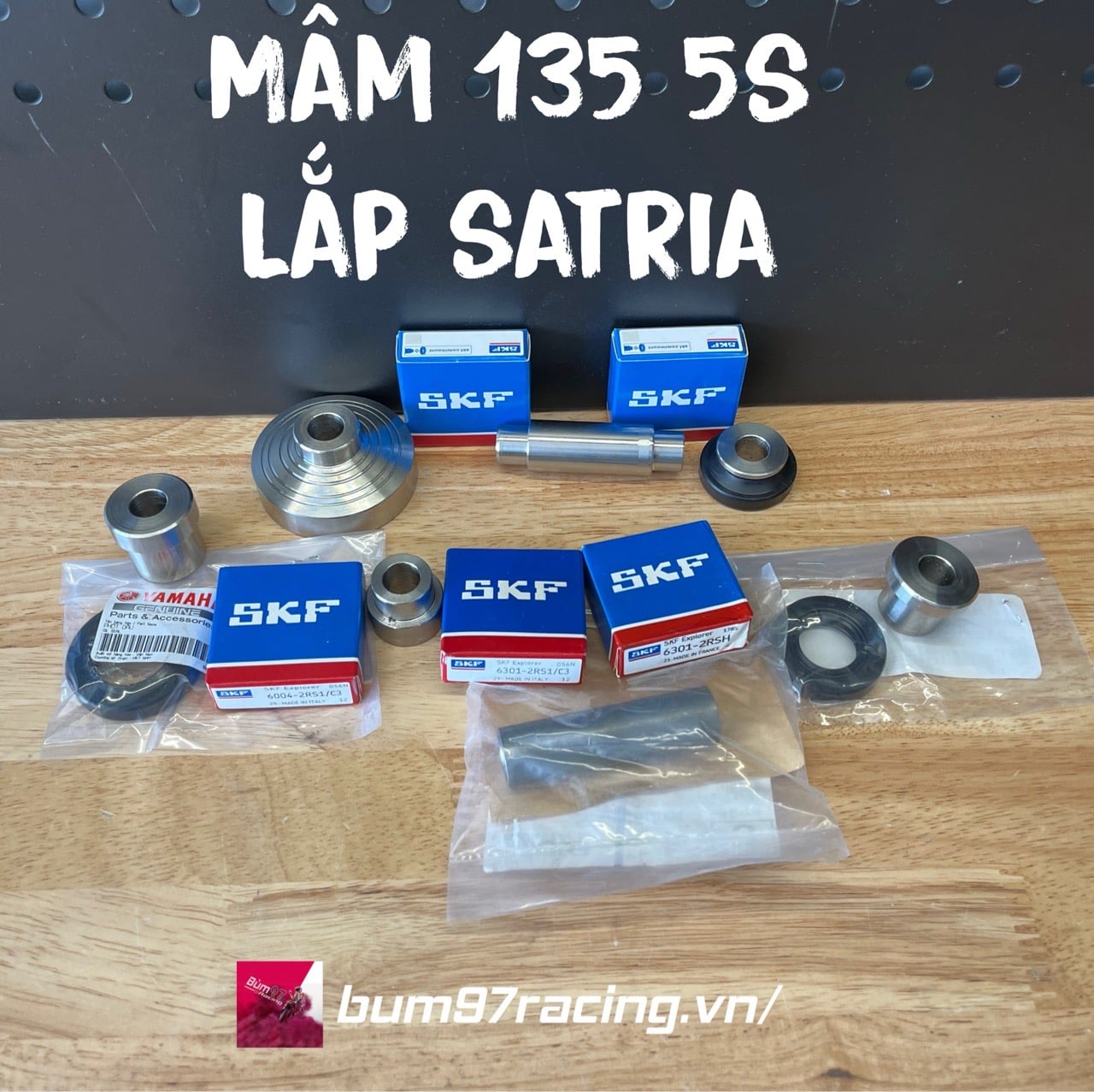 Canh Inox Chế Mâm Cho Các Dòng Xe (VÒNG BI SKF)