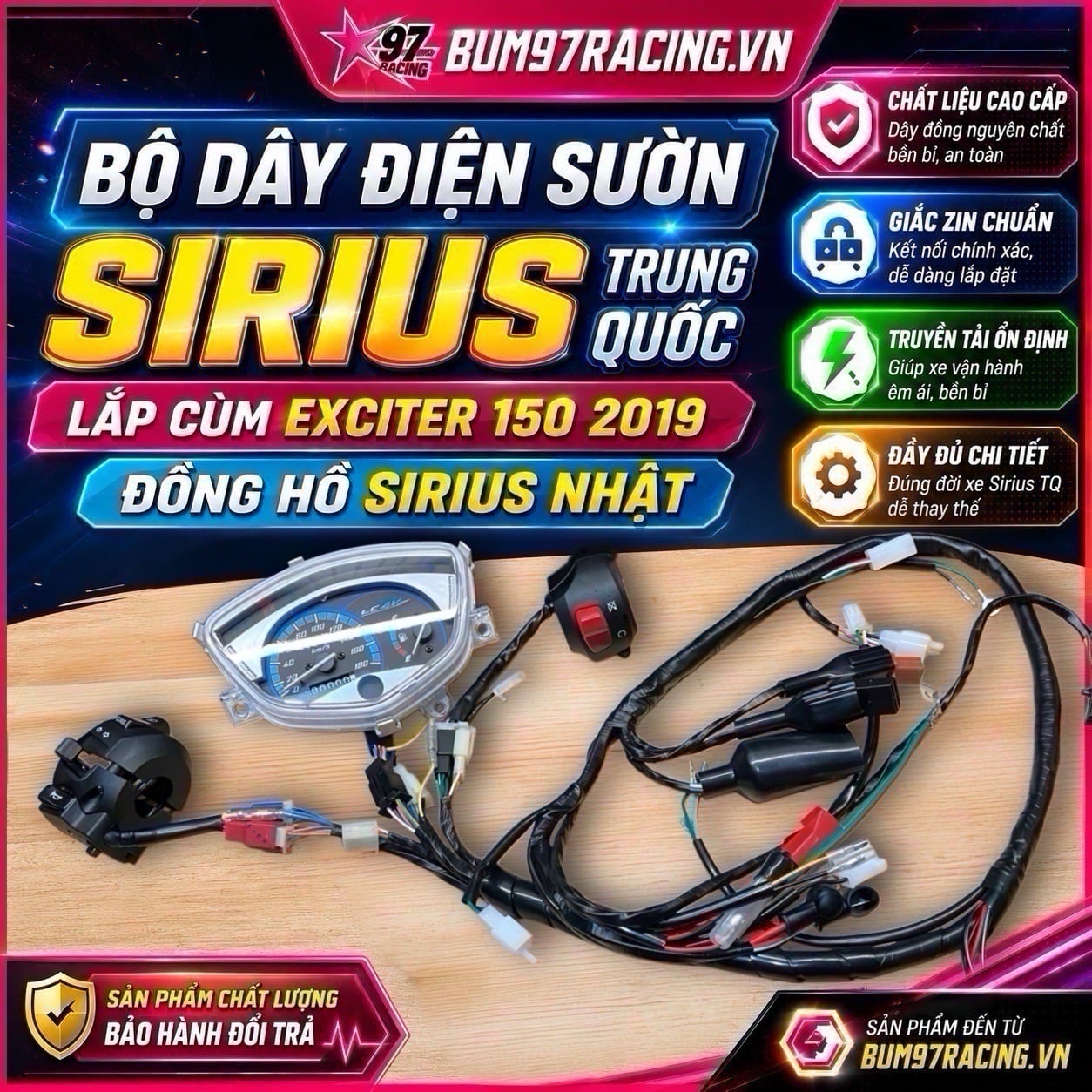 Bộ Điện Sườn SIRIUS TRUNG QUỐC