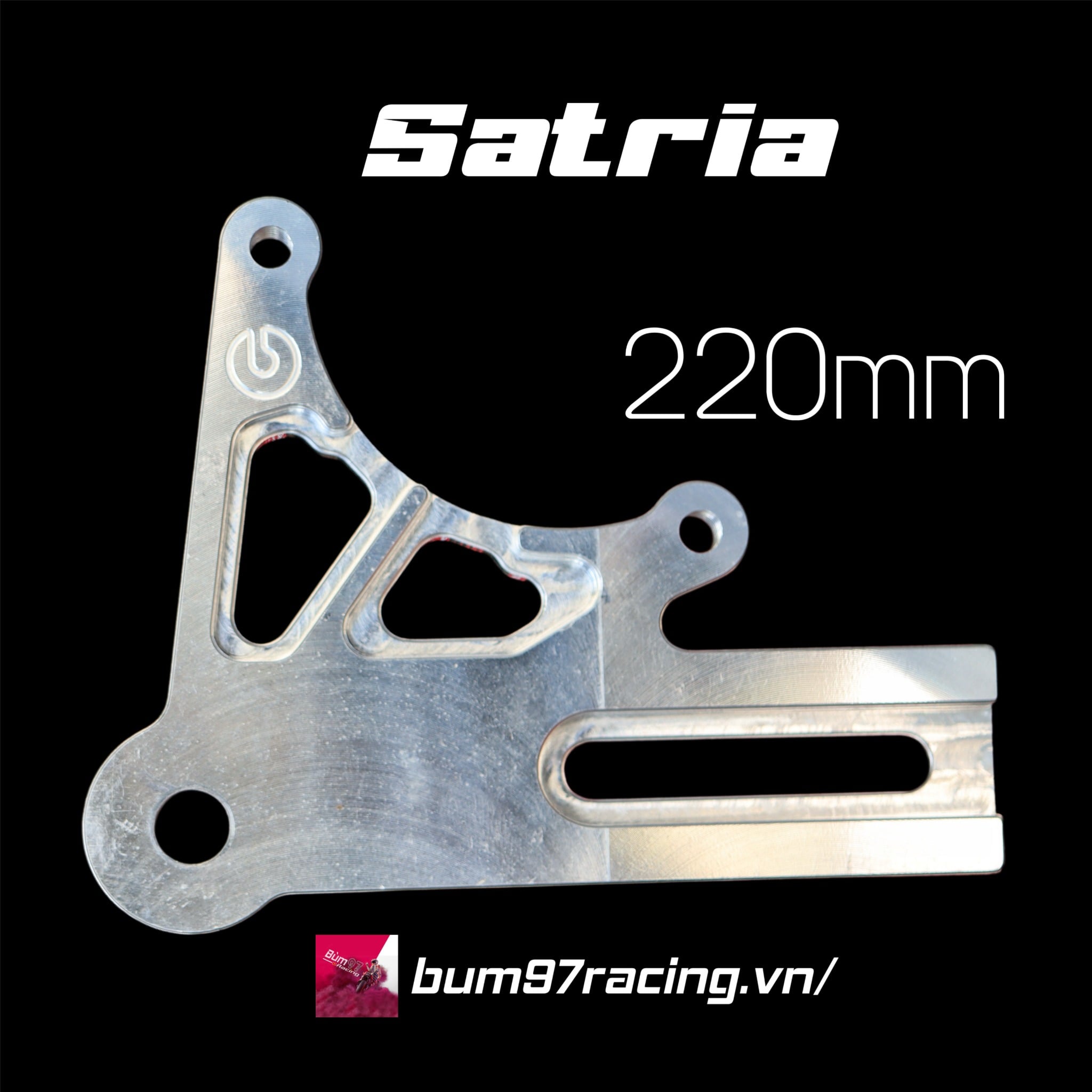 Bát CNC Heo Brembo 45° Gắn Đĩa Sau SATRIA 220mm