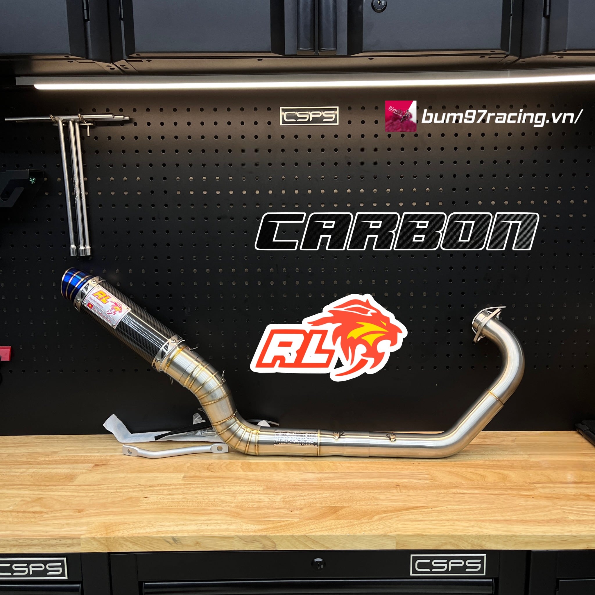 Set Pô REDLEO CARBON ĐEN EXCITER From Không Gác Chân