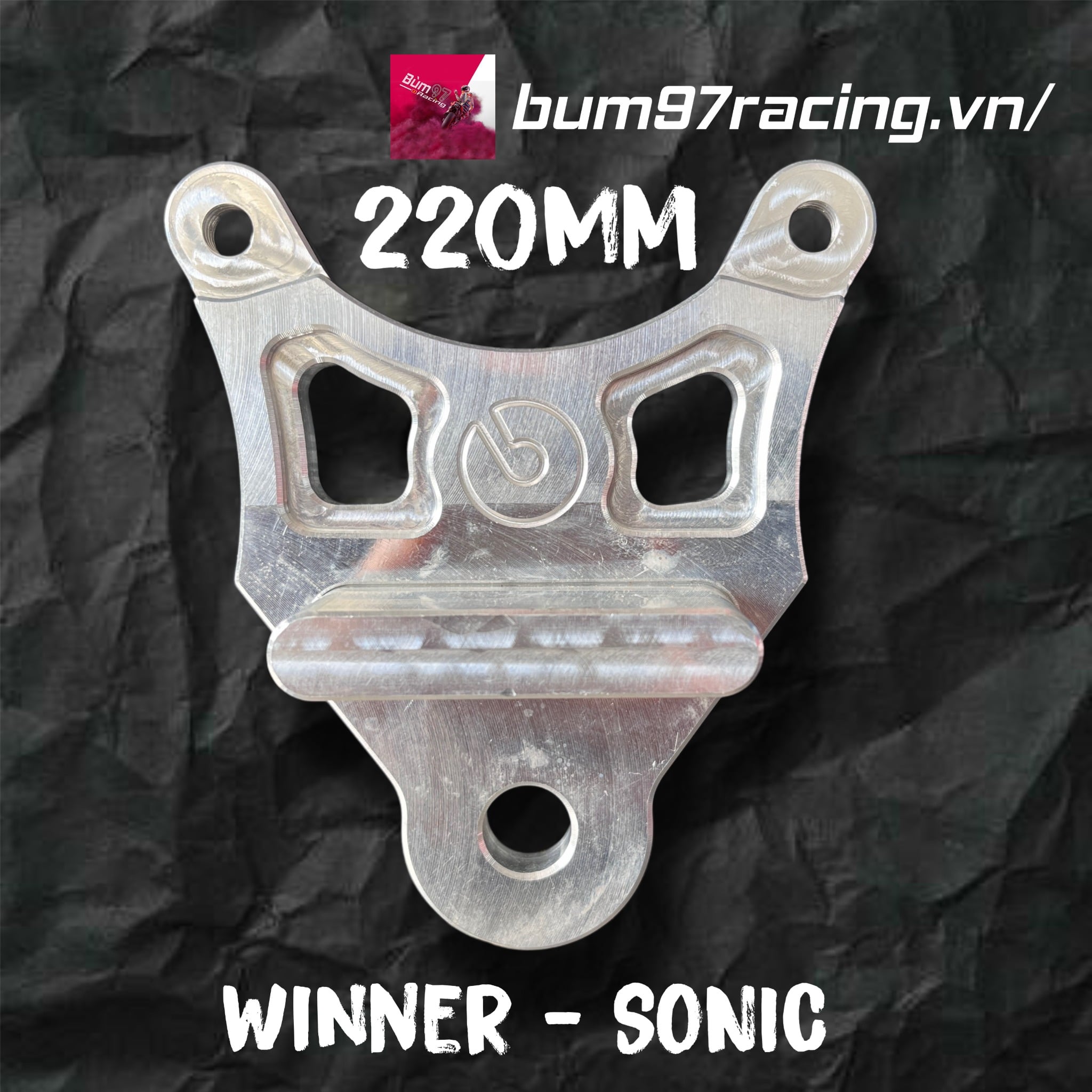 Bát CNC Heo Brembo 2 Pis Gắn Đĩa Sau WINNER SONIC 220mm