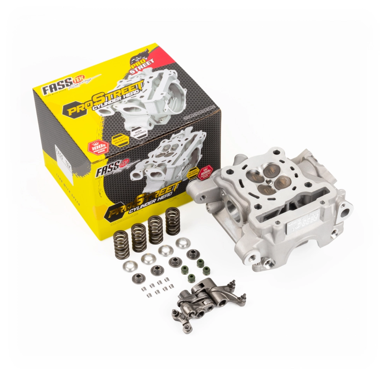 VỎ ĐẦU FASSTEK RACING THƯỜNG CHO EXCITER 155/NVX ( Chưa Porting )