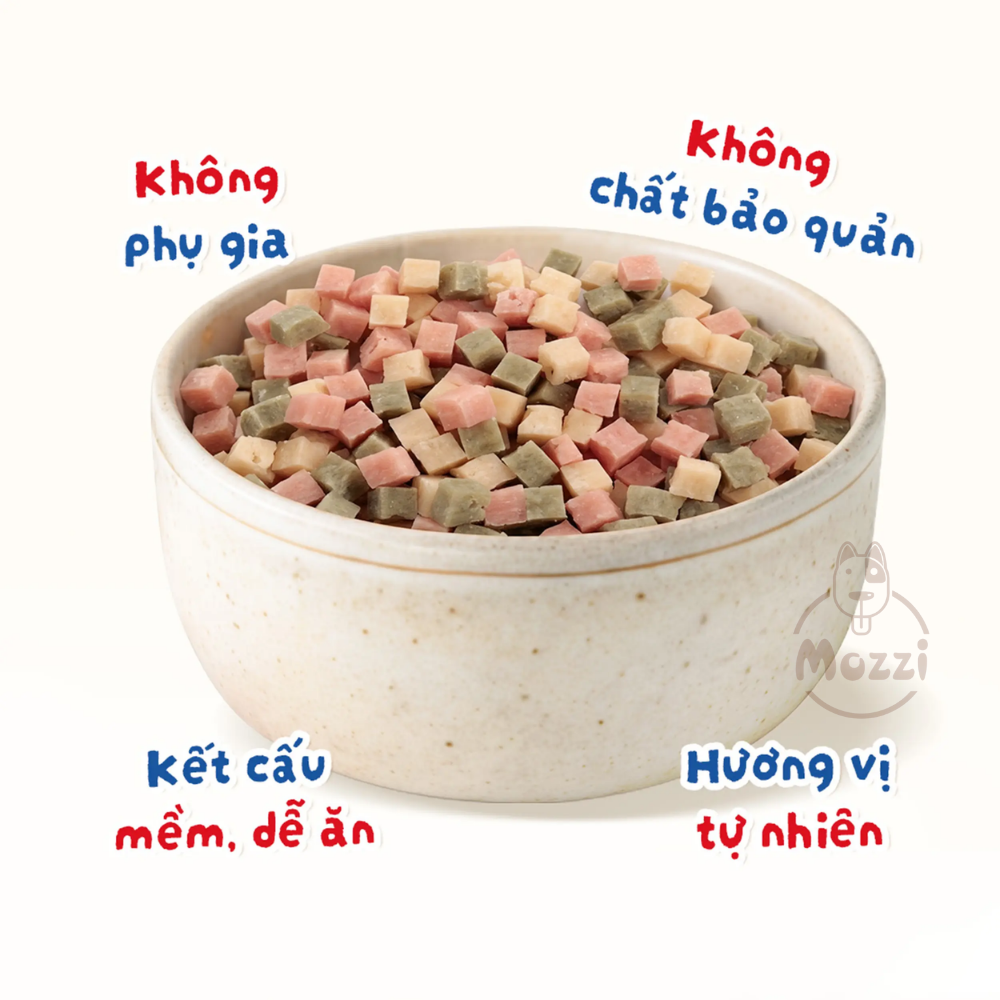 Snack Thưởng Viên Thịt Mềm Cho Chó Doggyman