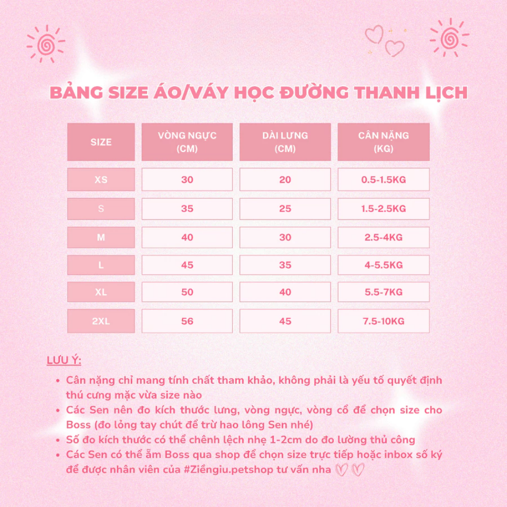 Áo đôi đồng phục Vogue cho chó mèo
