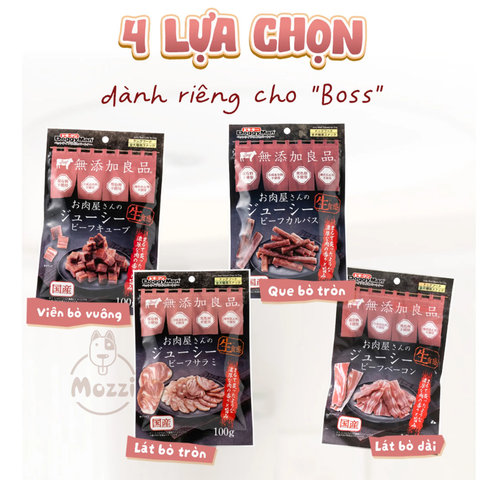 Snack Bò Mềm Mọng Cho Chó Doggyman 100gr
