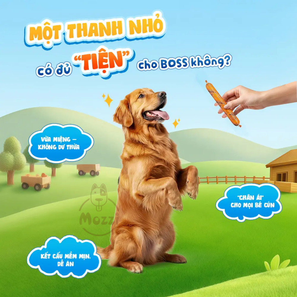 Xúc Xích Gà Mini Cho Chó Doggyman