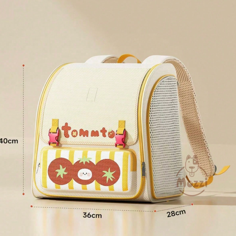 Balo Tomato có khoang mở rộng 40x36x62cm cho chó mèo