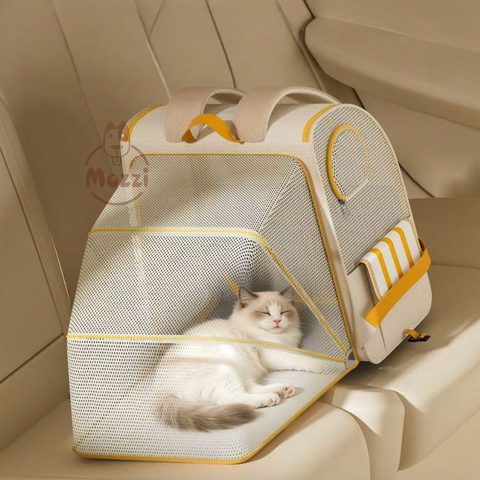 Balo Tomato có khoang mở rộng 40x36x62cm cho chó mèo