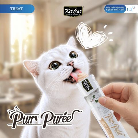 Súp Thưởng Cho Mèo KitCat PurrPuree Dạng Thanh