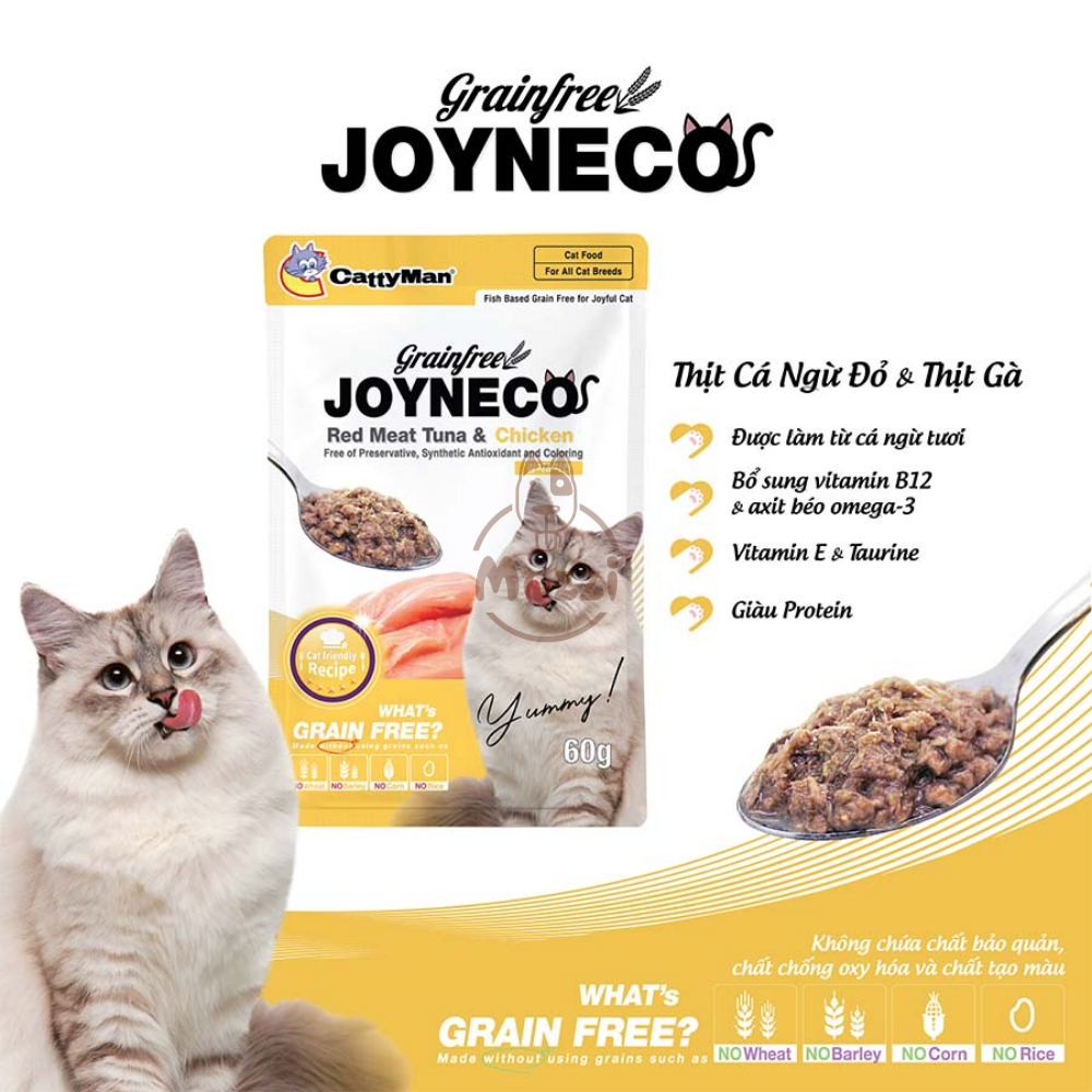 Pate Joyneco Cá Ngừ Tươi Cho Mèo 60gr
