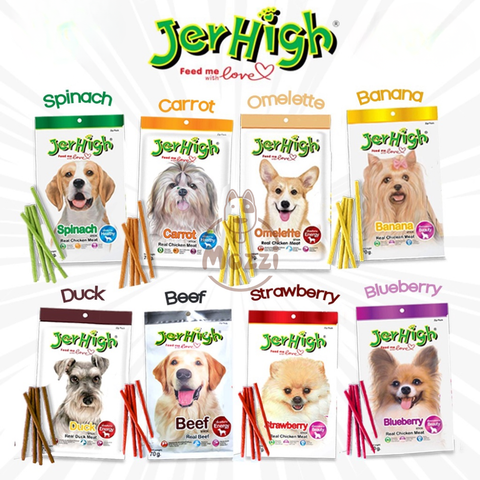 Snack cho chó Jerhigh mềm nhiều vị  70gr
