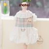 Đầm Tay Xoè Thêu Hình Thỏ Hipidog Cho Chó Mèo