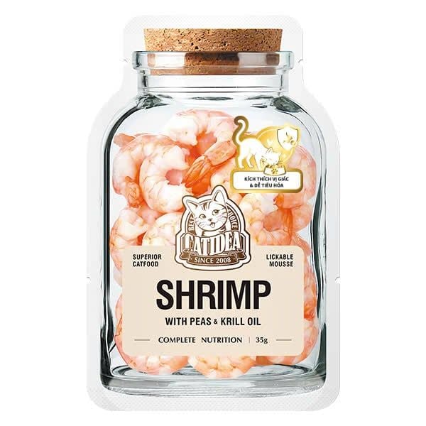 Pate Catidea Cho Mèo Làm Từ Thịt Thật Cao Cấp Cùng Dầu Nhuyễn Thể Krill Oil