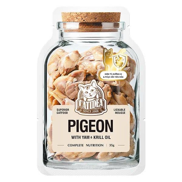 Pate Catidea Cho Mèo Làm Từ Thịt Thật Cao Cấp Cùng Dầu Nhuyễn Thể Krill Oil