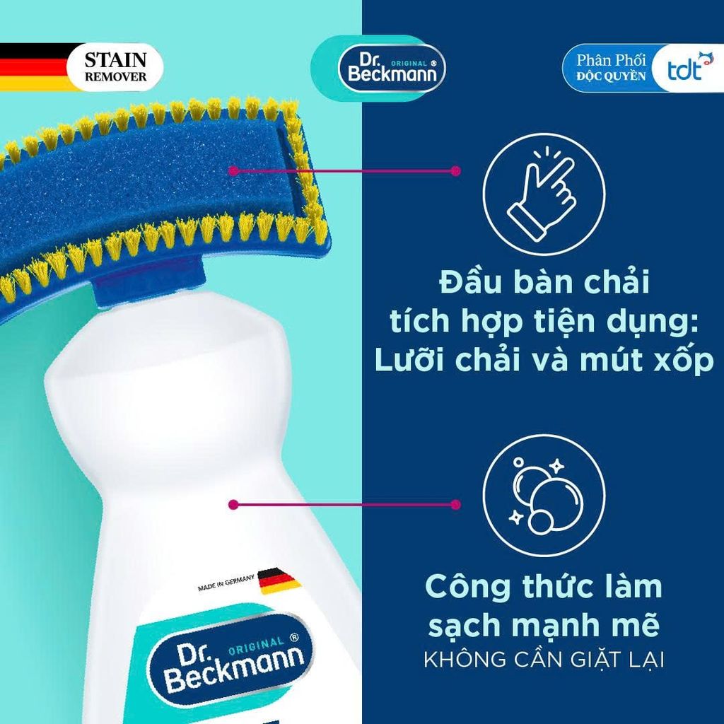 Dung dịch tẩy vết bẩn & khử mùi thú cưng Dr. Beckmann