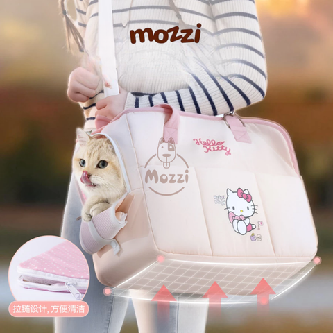 Túi Xách Vận Chuyển Chó Mèo Hello Kitty - Cinamoroll Dễ Thương Combo 3 Món