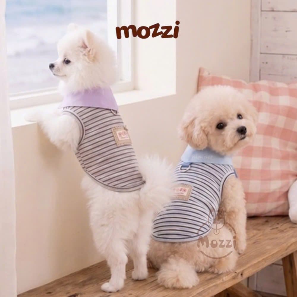 Áo Ba Lỗ Hải Quân Sọc Ngang HipiDog cho chó mèo