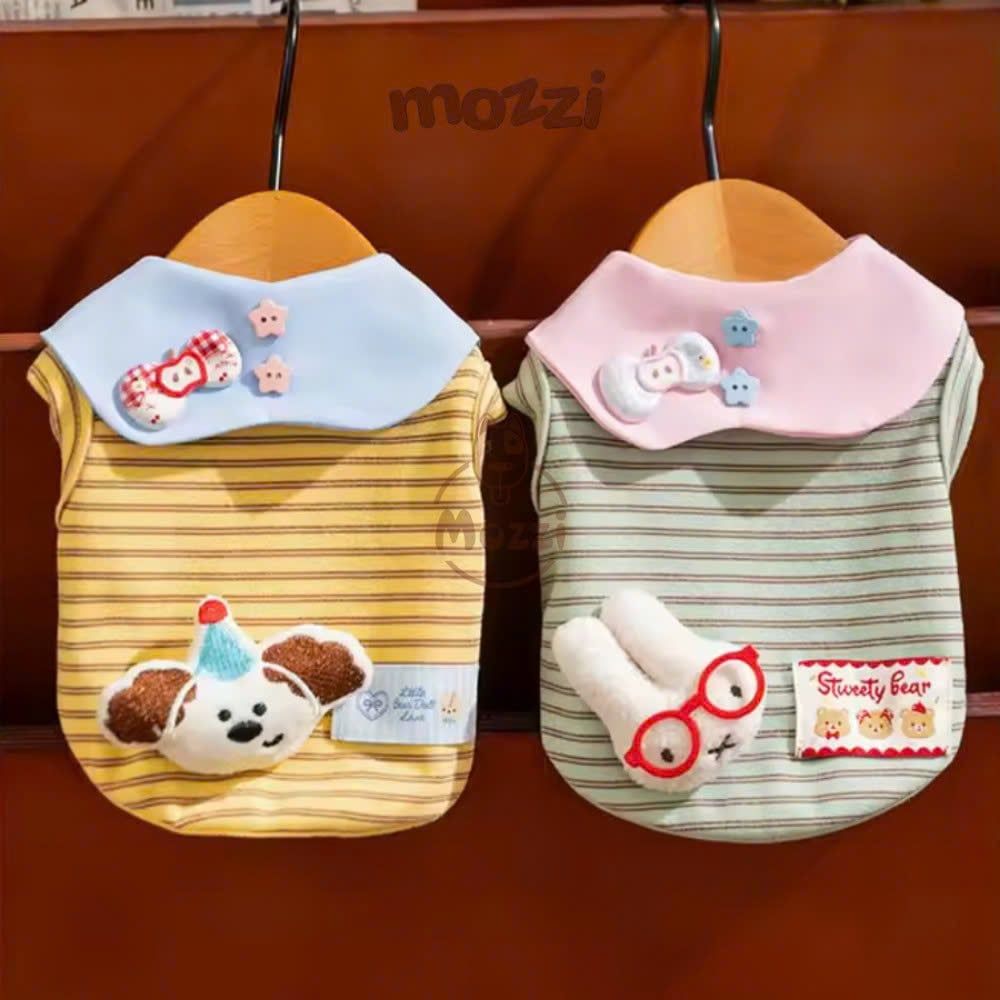 Áo Ba Lỗ Hình Thú Nổi HipiDog cho chó mèo