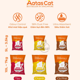  [Bịch 5L] Cát vệ sinh cho mèo Aatas Xi măng vón 