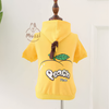 Áo cọc tay có nón Peach cho chó mèo
