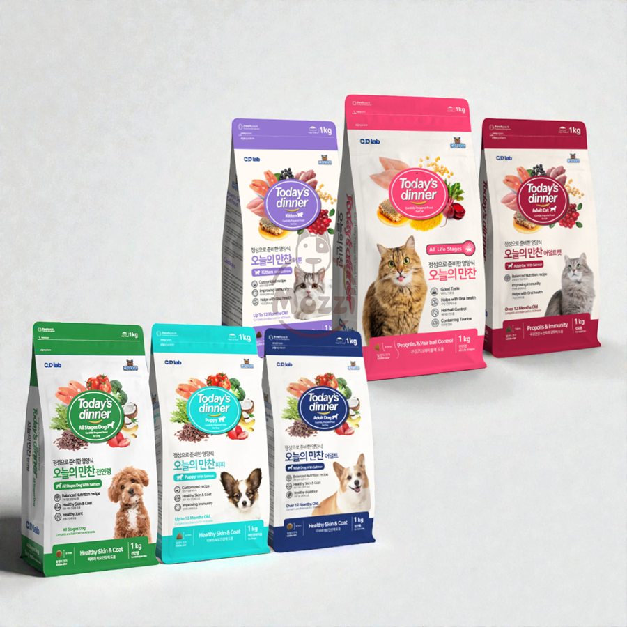  Thức ăn hạt Today's Dinner cho chó mèo 