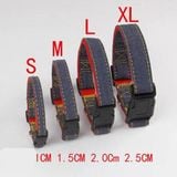  Bone Vòng cổ vải jean cho chó mèo 