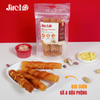 Snack cho chó Jireho Que cuộn xoắn nhân thịt heo cuốn gà đậu phộng