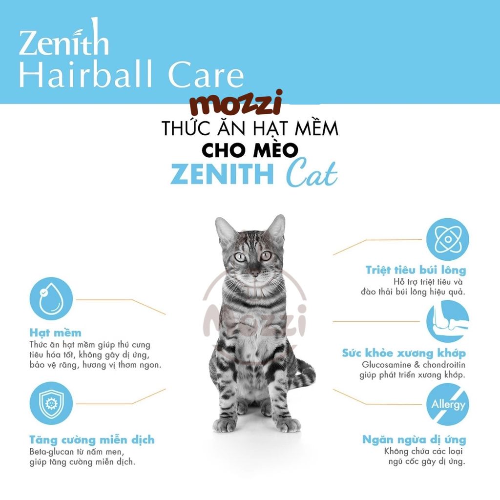 Thức ăn hạt mềm Zenith Orginal cho chó mèo
