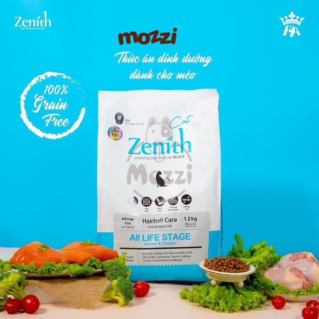 Thức ăn hạt mềm Zenith Orginal cho chó mèo