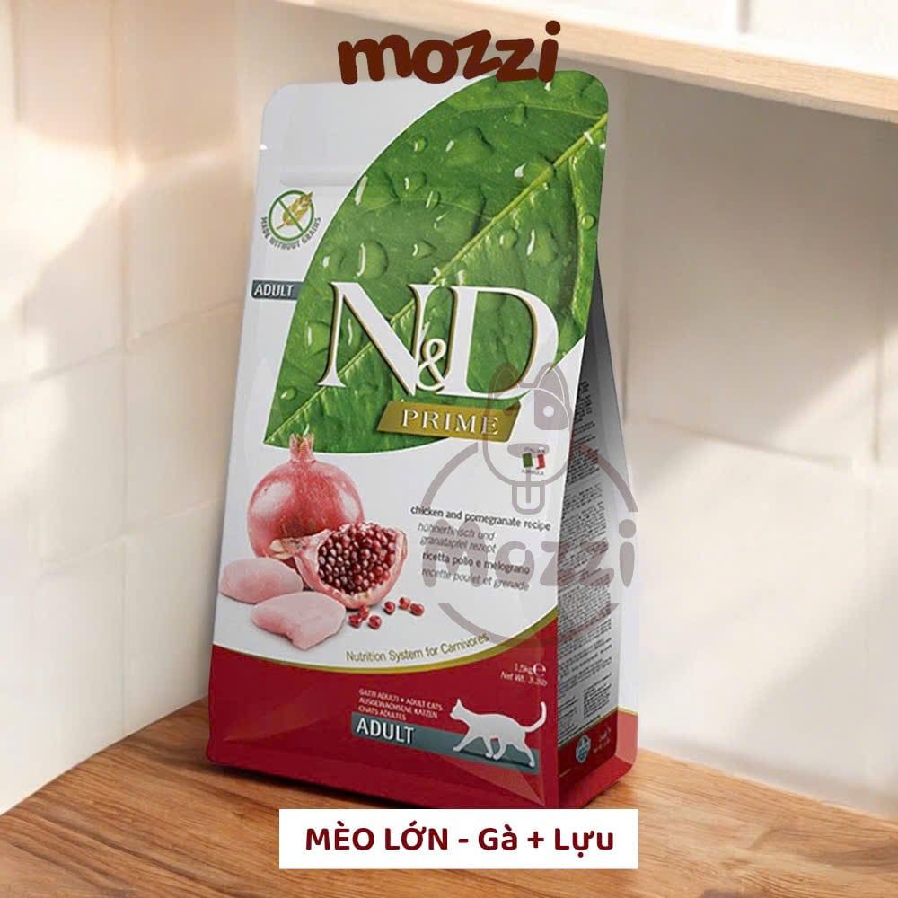 [1.5kg - 5kg] Thức ăn hạt N&D Farmina Adult cho mèo trưởng thành