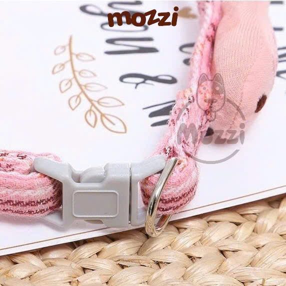 Vòng cổ cho chó mèo caro hình cá dễ thương